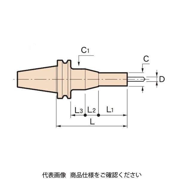 MSTコーポレーション データワンコレットホルダ BT50-DTB12-195 1点 MSTコーポレーション データワンコレットホルダ BT50-DTB12-195 1点