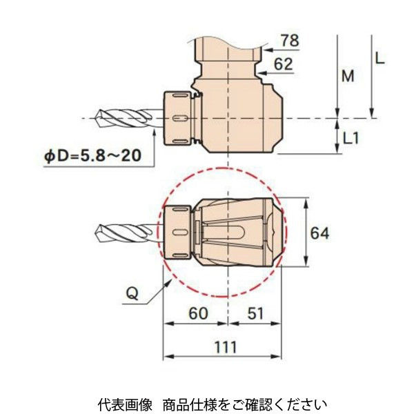 MSTコーポレーション アングルヘッドハーフ HFA20 BT50-HFA20-210-S110 1個（直送品） - アスクル