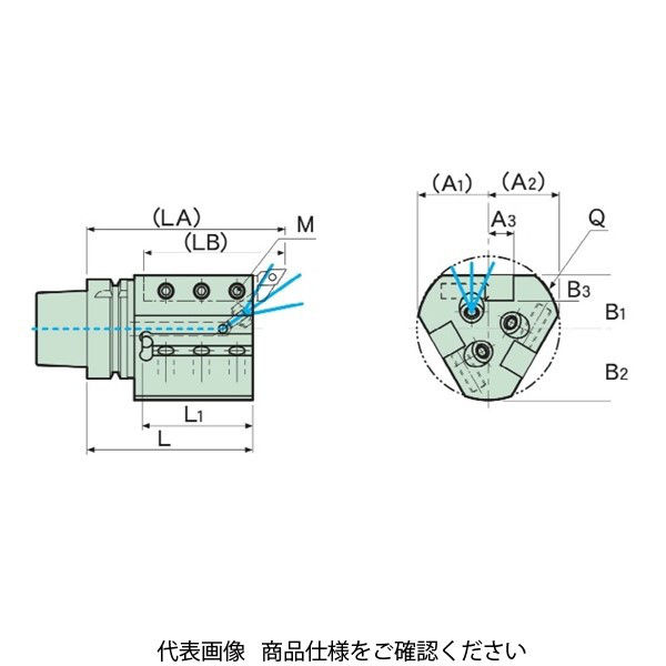 MSTコーポレーション 角シャンク用ホルダ 複合機用 外径・端面加工用