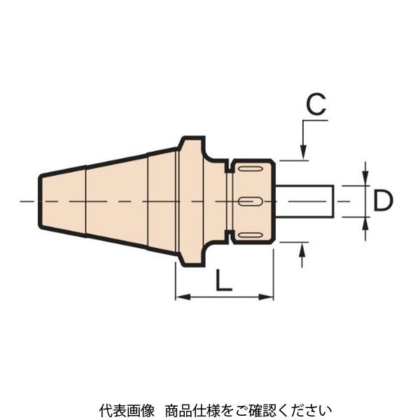 MSTコーポレーション コレットホルダ H50-CTA25 1個（直送品） - アスクル