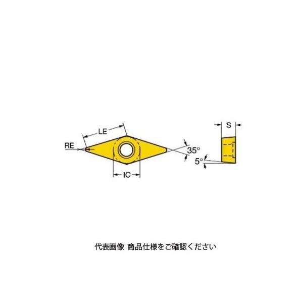 サンドビック TAチップ VCGT110301ーUM1115 1セット(10個)(直送 サンドビック TAチップ VCGT110301ーUM1115 1セット(10個)(直送
