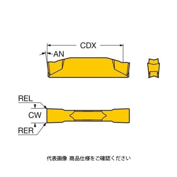 サンドビック TAコロカットチップ N123H1ー0400ー0002ーCM2135 1セット(10個)（直送品）
