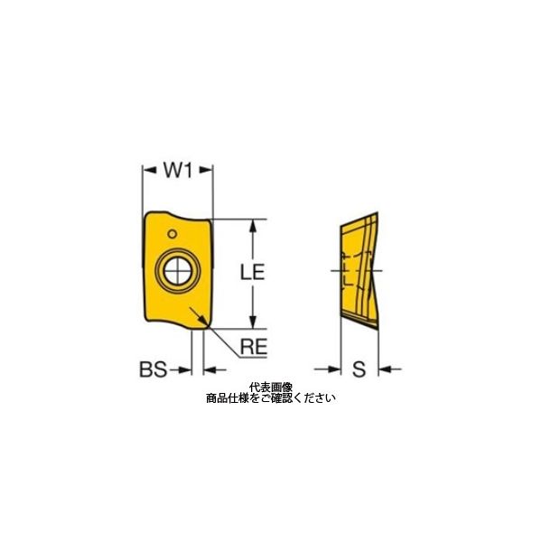 サンドビック TAミーリングチップ R390ー11T308MーMM2040 1