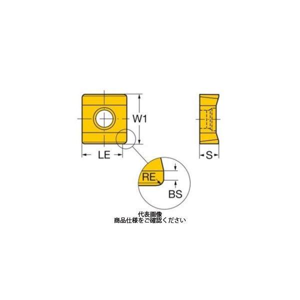 サンドビック（SANDVIK） TAミーリングチップ N331.1A-115008E-KL3220