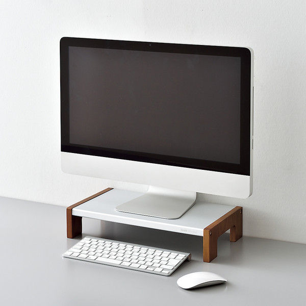 リヒトラブ Deskit ALUMI 机上台＜幅390mm・ロータイプ＞ A7420（直送