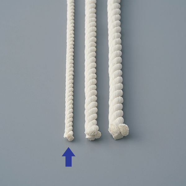 綿ロープ（3打ち） 6mmΦ×20m 1巻 まつうら工業 - アスクル
