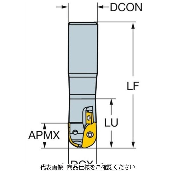 サンドビック（SANDVIK） ボールエンドミルコロミル R216-20A25-055 1 