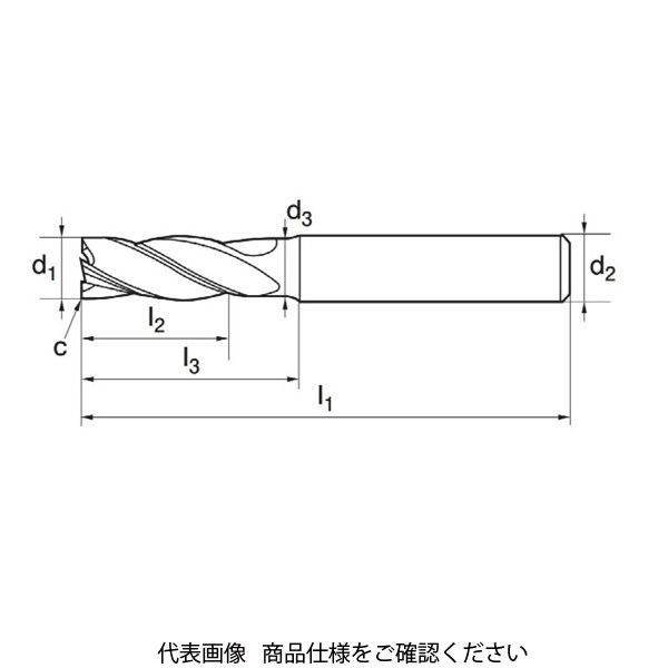 グーリングジャパン（GUHRING） 超硬エンドミル #3800-6 1本（直送品