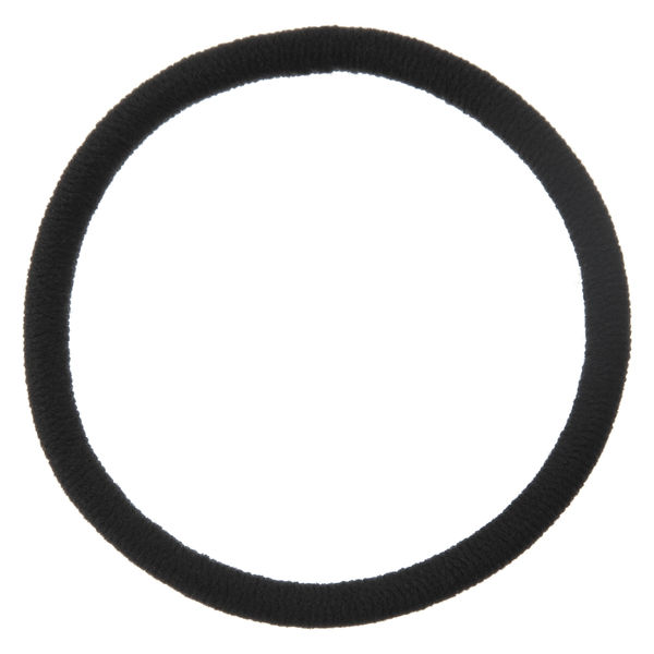 無印良品 ヘアゴムリング 太 黒 1個入 1箱（10袋入） 良品計画