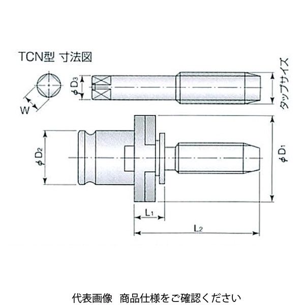 ユキワ精工（YUKIWA） ユキワ精工 TCN24-M24 タップコレット 1個（直送品）