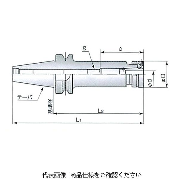 ユキワ精工（YUKIWA） ユキワ精工 スーパーG1チャック BT30-SGC10-105 1個（直送品） - アスクル