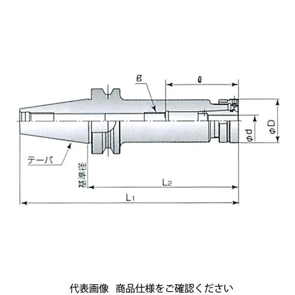 ユキワ精工（YUKIWA） ユキワ精工 スーパーG1チャック BT40-SGC6-135 1