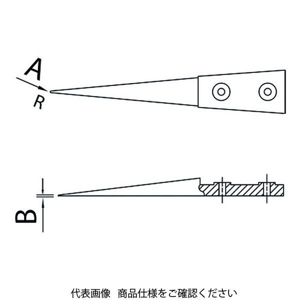 DUMONT 精密ピンセット 先端交換式ピンセット 白デルリン先端