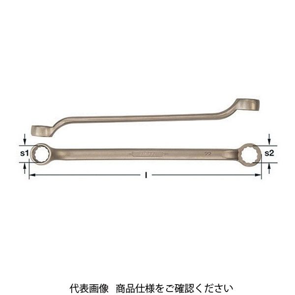 スナップオン・ツールズ（Snap-on） アンプコ 両口45度メガネレンチ AMC1018 1個（直送品）