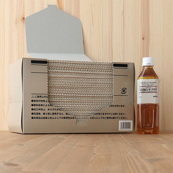 無印良品 業務用 キッチンダスター ベージュ 1セット（600枚