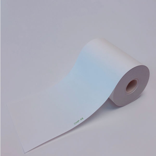 【送料無料キャンペーン】 ちばら アスクル - 1箱(5巻入) CHP-58 眼科用ロール記録紙 業務用ラベル機器