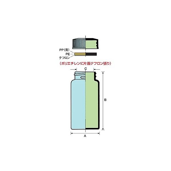 マルエム TSスクリュー管瓶 13.5ml 透明 61-0143-75 1箱(50個)（直送品