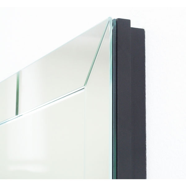 塩川光明堂 ウォールミラー H-グレイス 幅450×奥行39×高さ700mm B8099 1枚（直送品） 鏡／ミラー F1611770750(12470円)