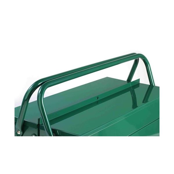 エスコ 430x200x200mm 両開工具箱(スチール製) EA683ZB-11 1個