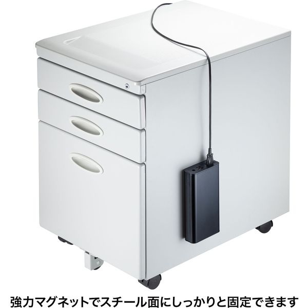 サンワサプライ モバイルバッテリー(AC・USB出力対応・マグネット ...