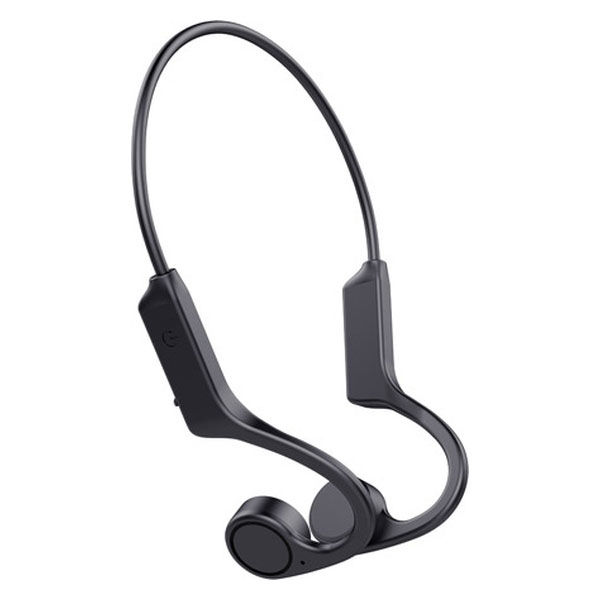 訳あり新品 Bluetooth骨伝導ヘッドセット ワイヤレス Bluetooth5.3 IPX6防水規格 両耳タイプ 口元マイク MM-BTSH65BK サンワサプライ 外装に傷・汚れあり