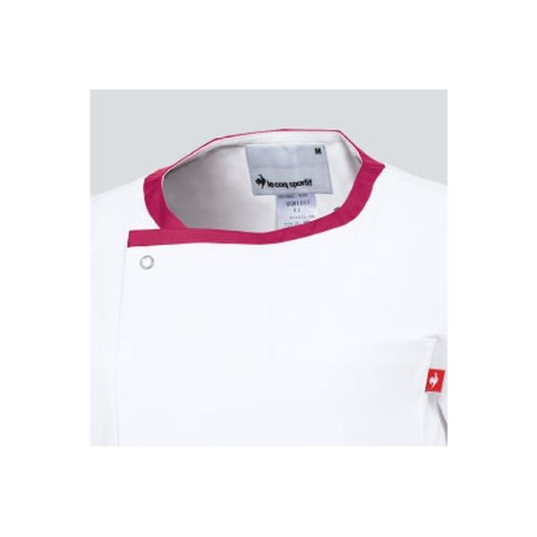 ルコックスポルティフ ジップアップジャケットセットアップ ホワイト/レッド Ｌ le coq sportif ルコックスポルティフ ジャケット UZL1041 兼用