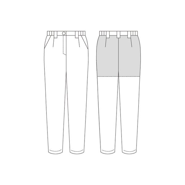 Amazon | [モンブラン] パンツ レディス(裾上げ) 73-2261Z(シロ