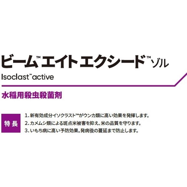 ダウ・アグロサイエンス日本 ダウケミカル ビームエイトエクシードゾル 500ml 2057040 1本（直送品）