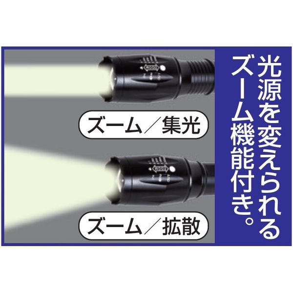そうたん プレストライト3台 デジタルランド LEDズームライト 3本組 a26894 1セット(3本組