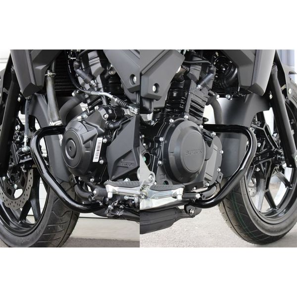 キジマ エンジンガード ブラック GSR250/S/V-Strom250 405-2291 1SET