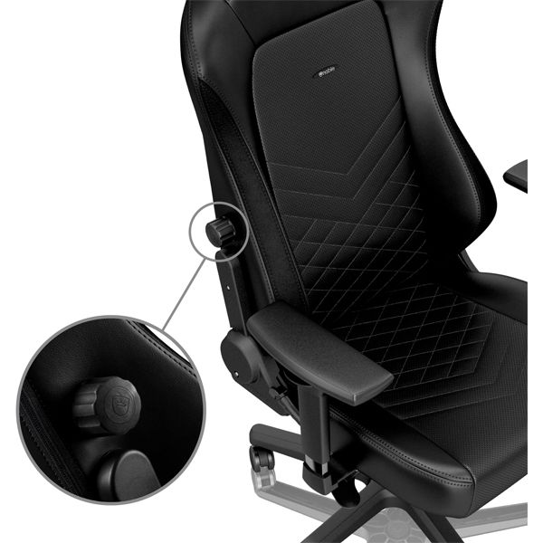 アーキサイト noblechairs HERO ゲーミングチェア PUレザー ブラック