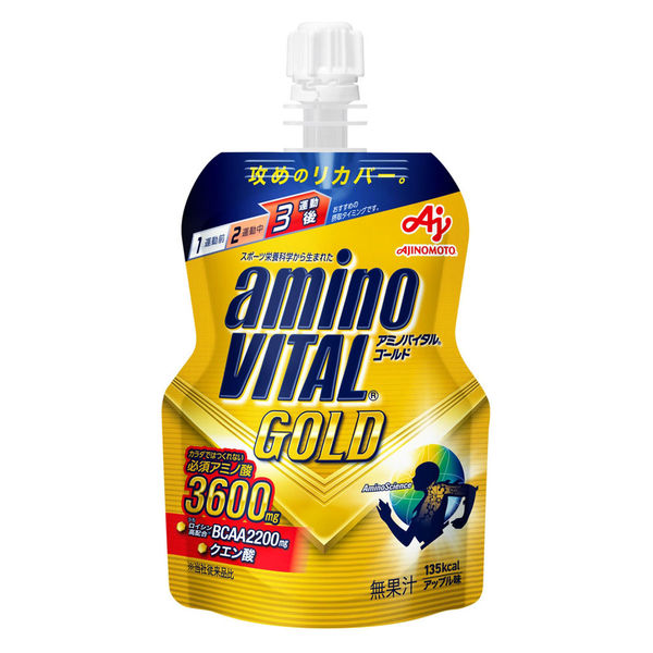 味の素 アミノバイタル ゼリー ドリンク GOLD アミノ酸 bcaa ビタミン 栄養補助食品 1セット（6個）