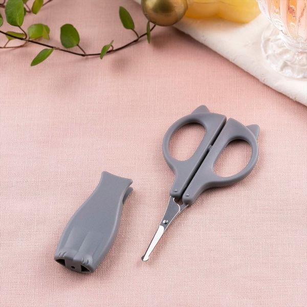 貝印 ねこのセーフティハサミ HC2202 1本（直送品） - アスクル