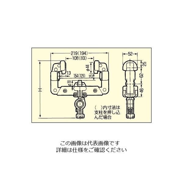 エスコ 10ー20mm ケーブル滑車(125・150mmI形鋼用) EA947GA-21 1個（直送品） - アスクル