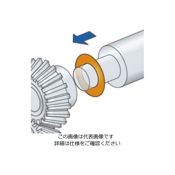 エスコ 16/22mm0.01ー0.05mmシムリングセット(ステンレス/各10枚