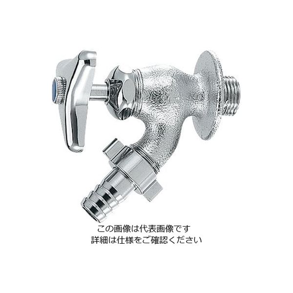 エスコ PJ 1/2” ホースニップル付散水栓 EA468BT-4 1セット(2個)（直送