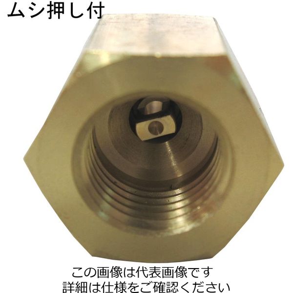 エスコ F5/16”x F1/4” フレアーアダプター(雌/雄) EA443D-20A 1セット(3個)（直送品） - アスクル