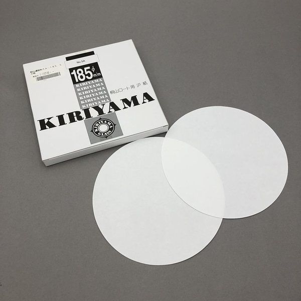ろこ 桐山製作所 桐山ロート用濾紙 φ185mm 50枚入 No.5A 1箱(50枚) 1