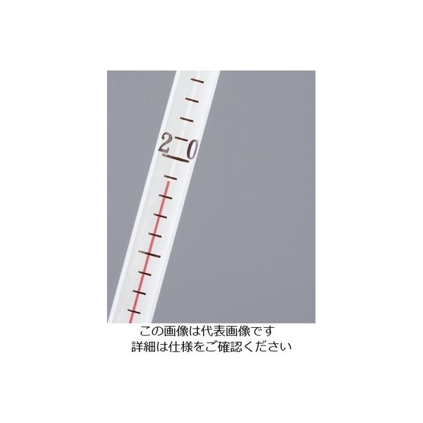 日本計量器工業 フッ素樹脂被膜温度計 ー30~+50°C アルコール JC 日本計量器工業 フッ素樹脂被膜温度計 ー30~+50°C アルコール JC