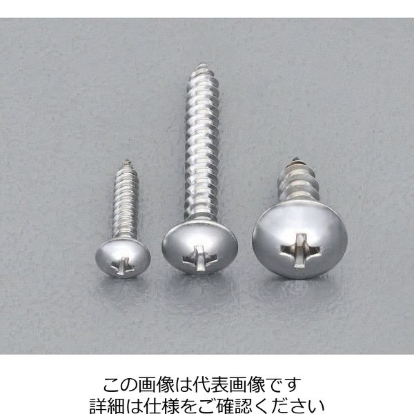 エスコ 2ー6mm トラス頭タッピングビスセット(ステンレス製) EA949AL