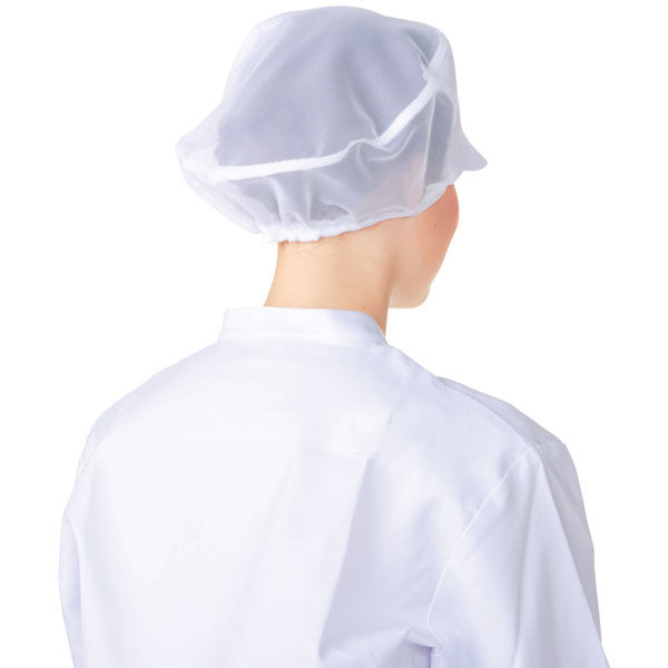 衛生帽子・キャップ】 KAZEN カゼン 天井メッシュ帽子 482-34 ホワイト