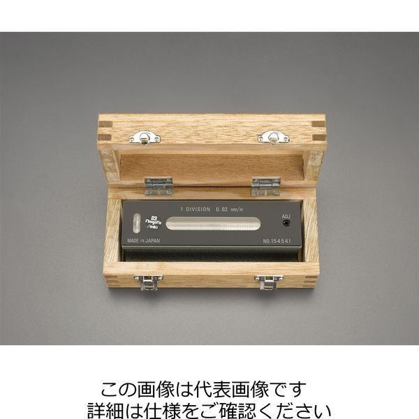 エスコ 150mm(0.02mm/m) 精密レベル EA735ML-15 1個（直送品