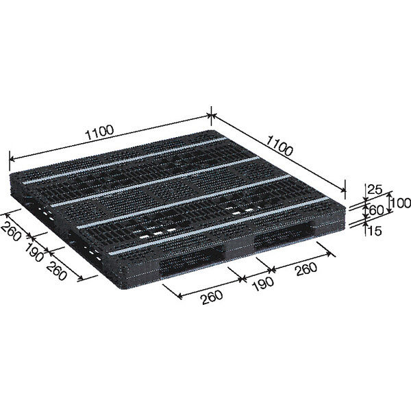 サンコー パレット D4-1111-10 81220901BKRCP （直送品） - アスクル