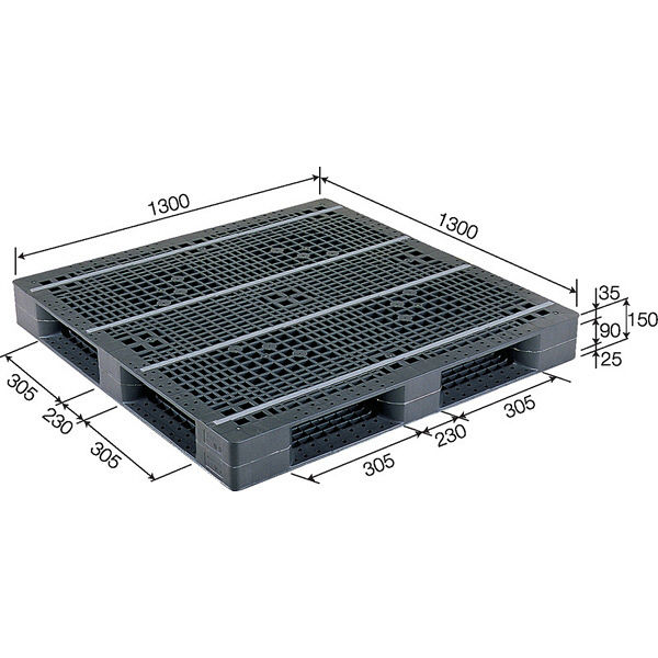 サンコー パレット D4-1313 81690301GL803 （直送品） - アスクル