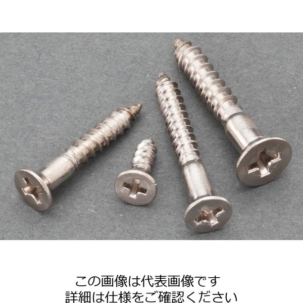 エスコ 2.7ー3.8mm 皿頭木ねじセット(ステンレス) EA949EJ-7 1セット