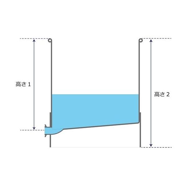 日東金属工業 底部勾配型ステンレス容器 バルブ付 100L KTT-ST-47H-BV