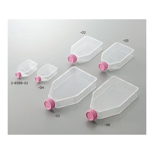 アズワン ビオラモ細胞培養フラスコ(プラグシールキャップ) 75cm2 1箱