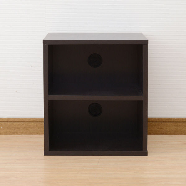 YAMAZEN テレビ台 幅395×奥行290×高さ450mm ダークブラウン