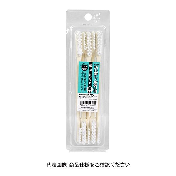 藤原産業 SK11 コンビブラシP.P 5本入 NO.172 1セット(4個)（直送品） - アスクル