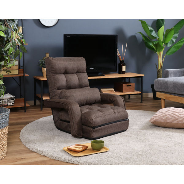 不二貿易 4WAY座椅子 212 ダークブラウン 35498 1台（直送品） - アスクル